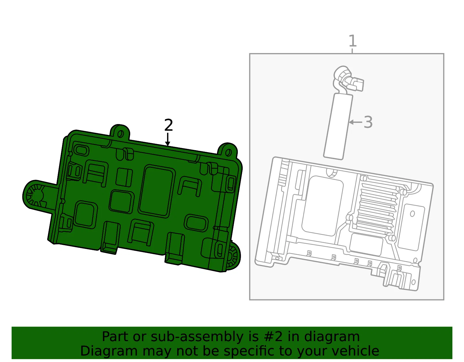 Mount Bracket - GM (85538354) - view 3