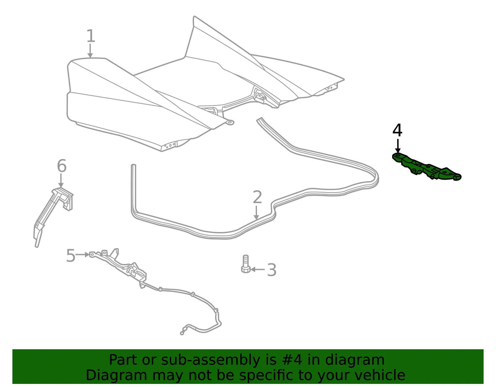 Bracket - GM (85541327) - view 4