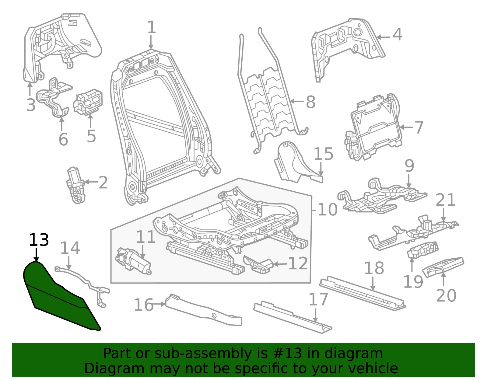 Outer Finish Panel - GM (85546891) - view 3
