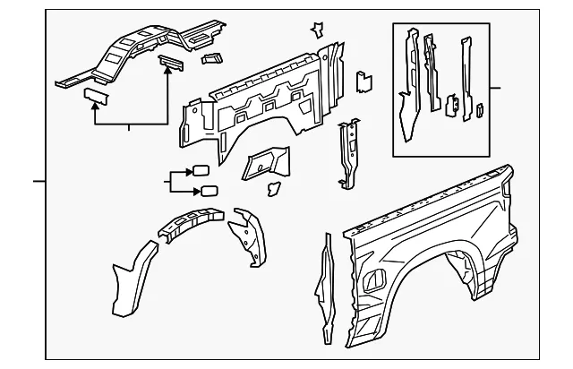 Side Panel - GM (85547091) - view 2