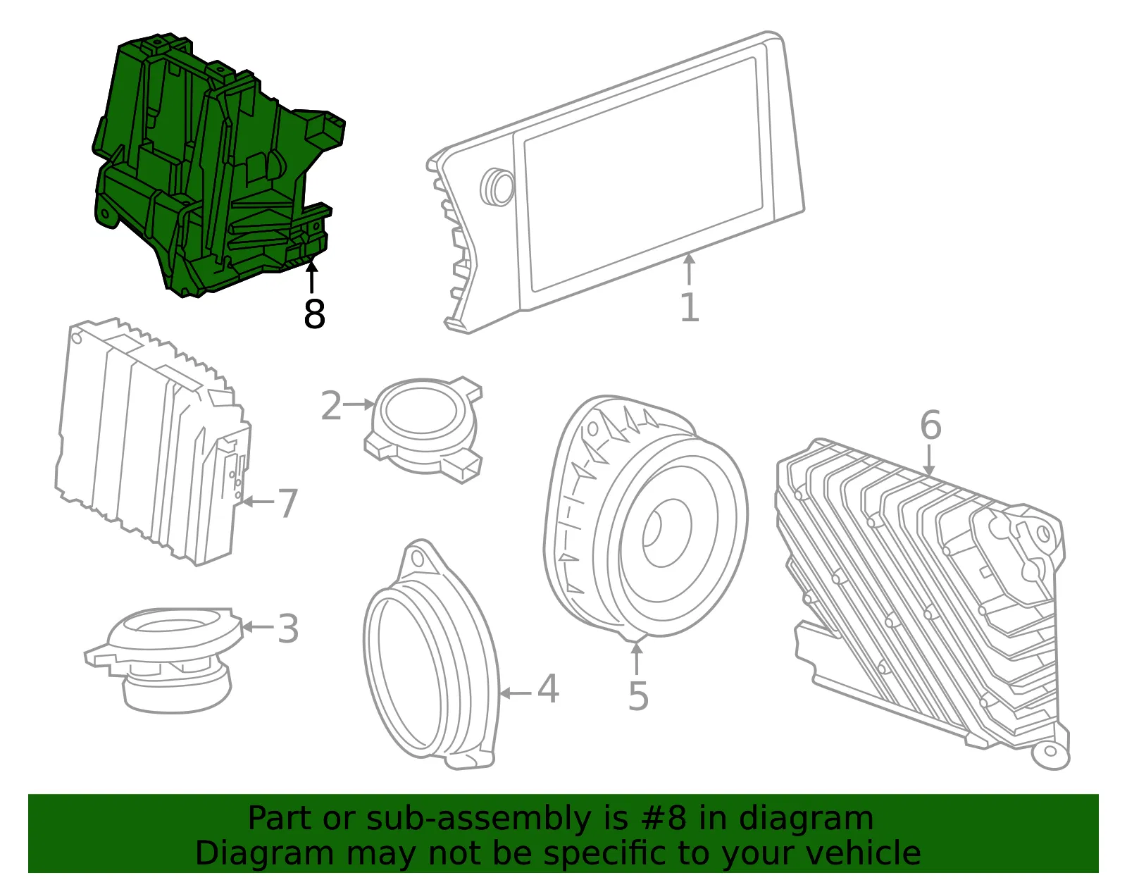 Mount Bracket - GM (85553187) - view 3