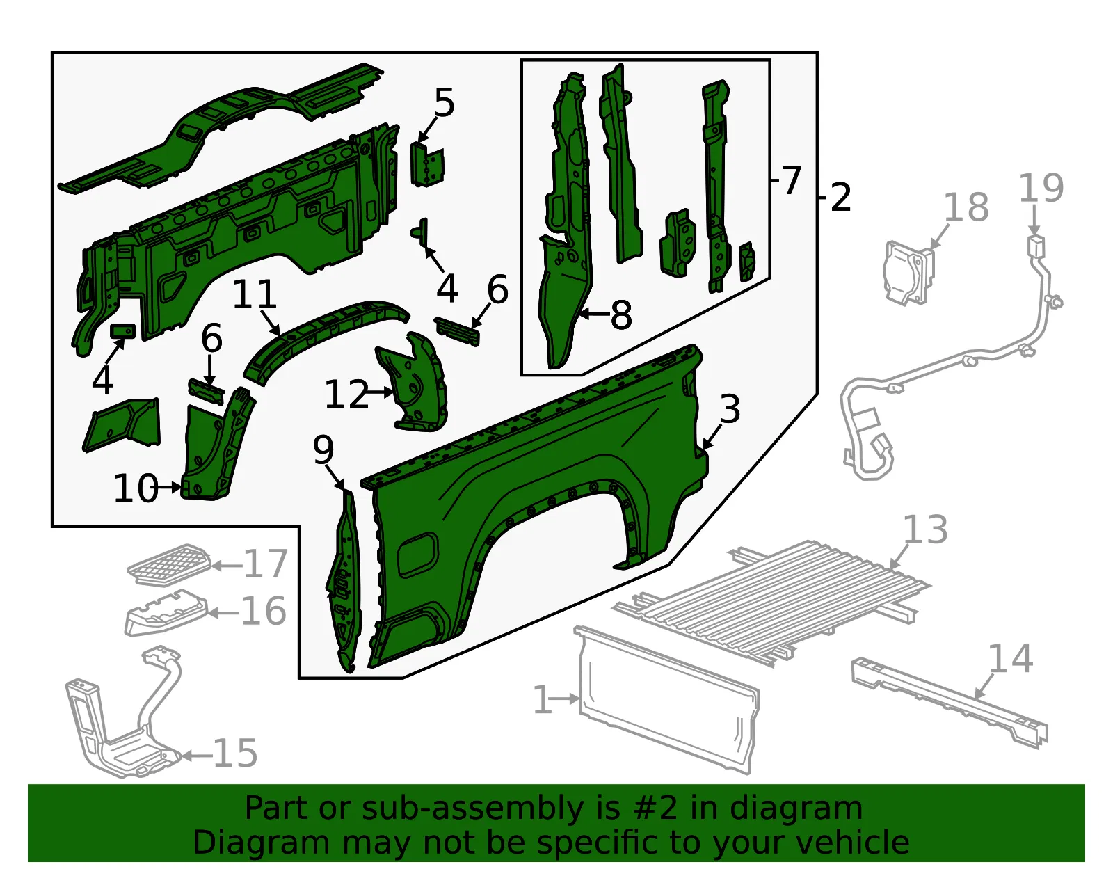 Side Panel - GM (85554909) - view 3