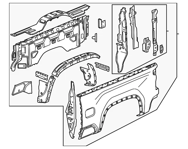 Side Panel - GM (85554910) - view 2