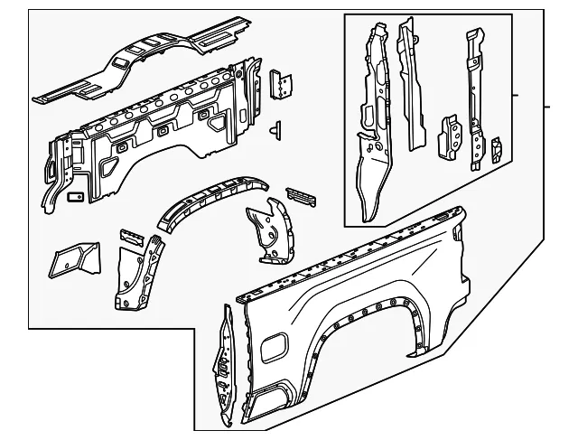 Side Panel - GM (85554913) - view 2