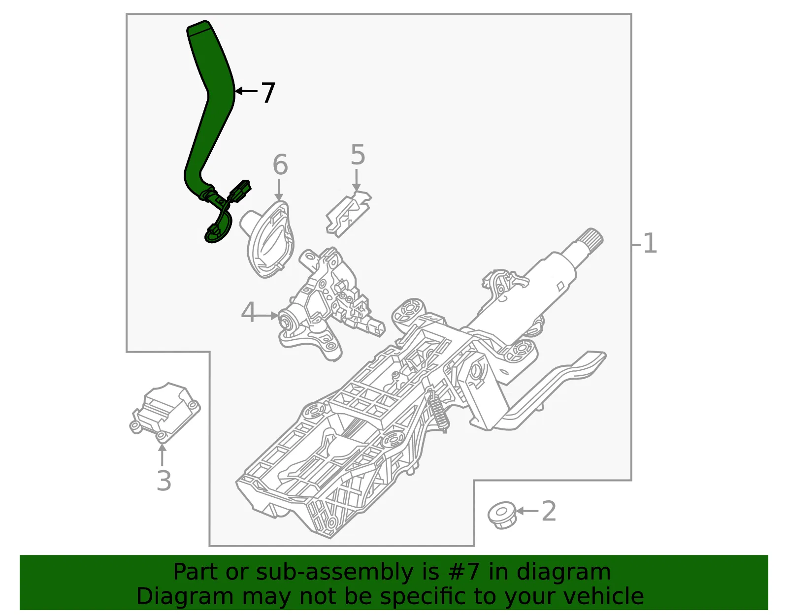 Shift Lever - GM (85565583) - view 5