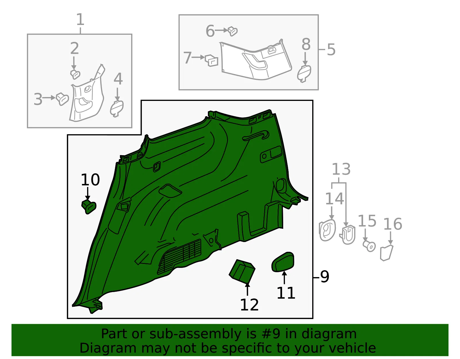 F Panel - GM (85578541) - view 2