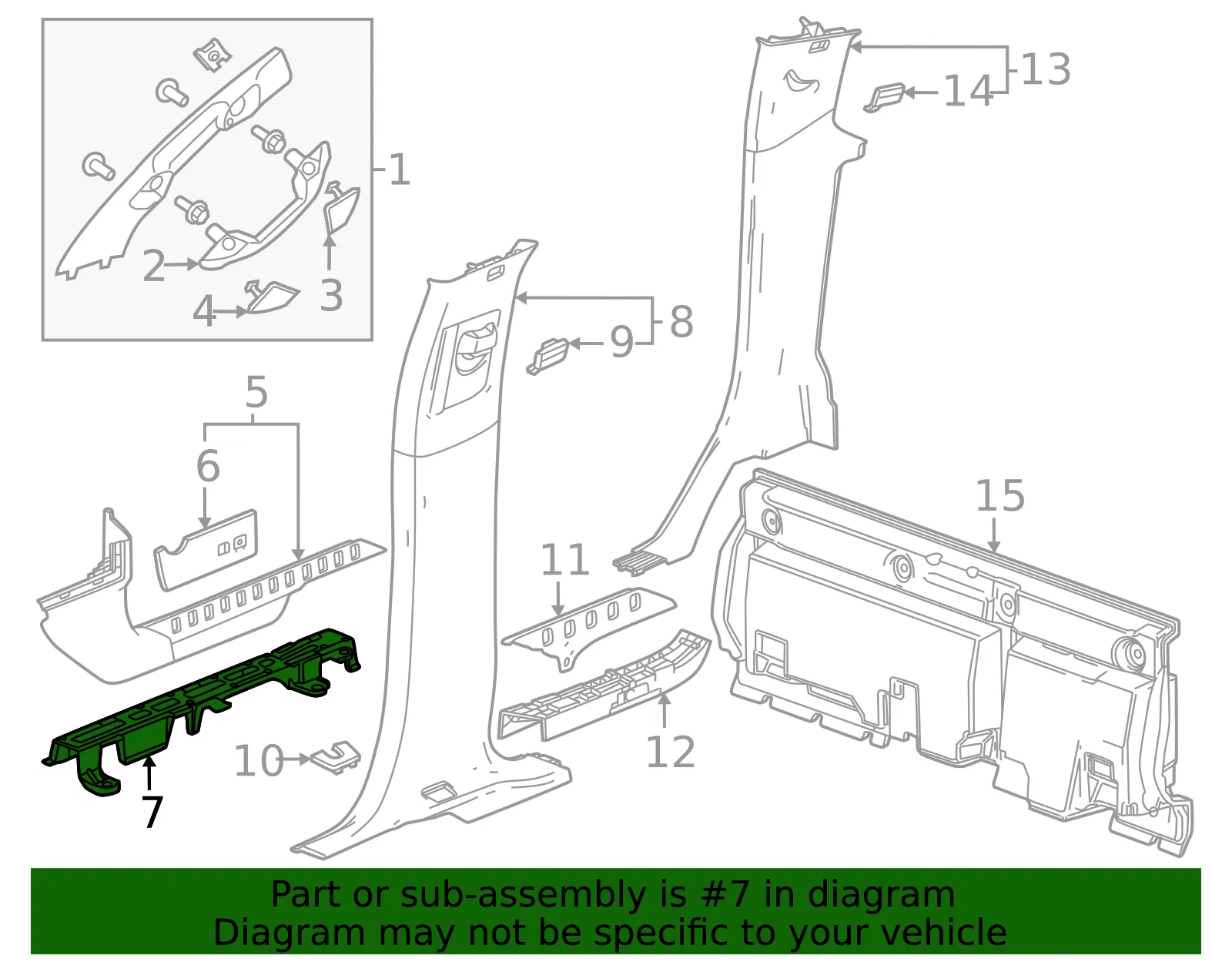Mount Bracket - GM (85595043) - view 3