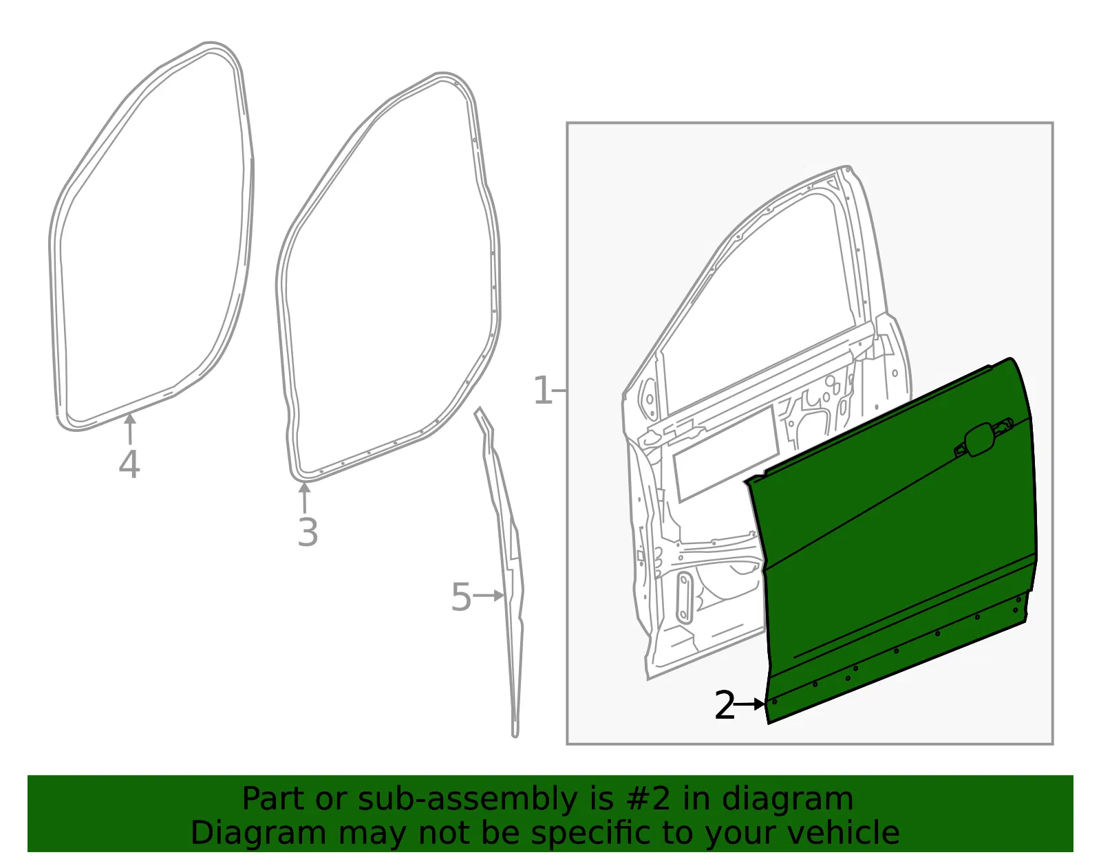 Outer Panel - GM (85598310) - view 3