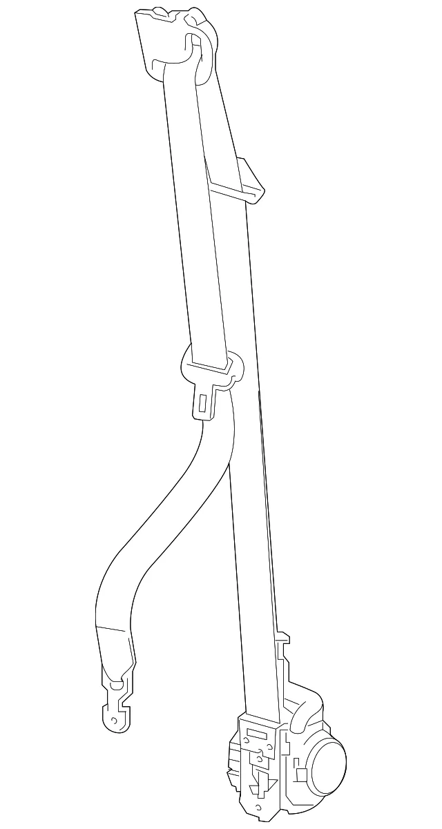 Outer Belt Assembly - GM (85632538) - view 2
