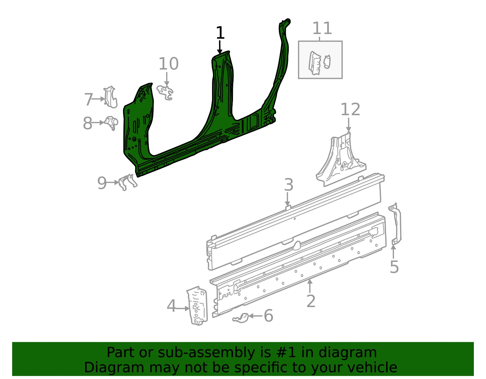 F Panel - GM (85637741) - view 2