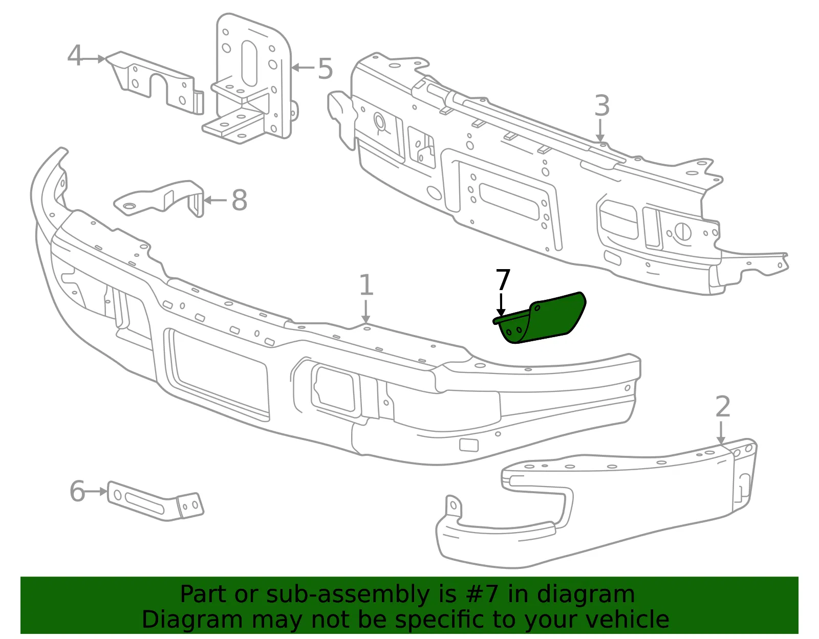 Bracket - GM (85650739) - view 3