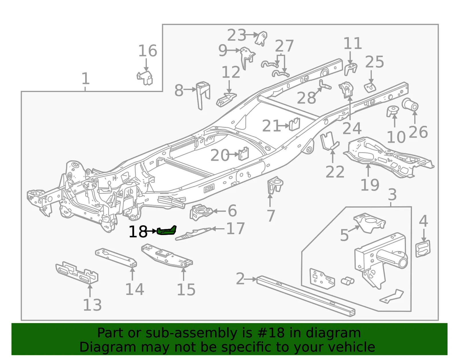 Support Bracket - GM (85654493) - view 3
