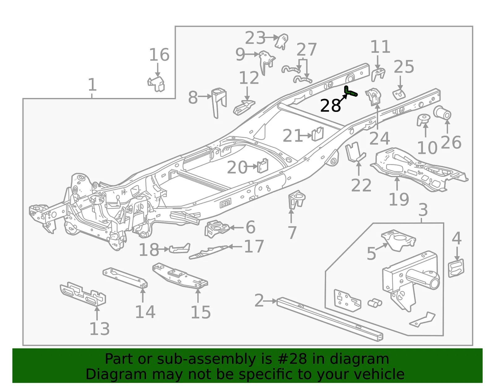 Hanger - GM (85654521) - view 2