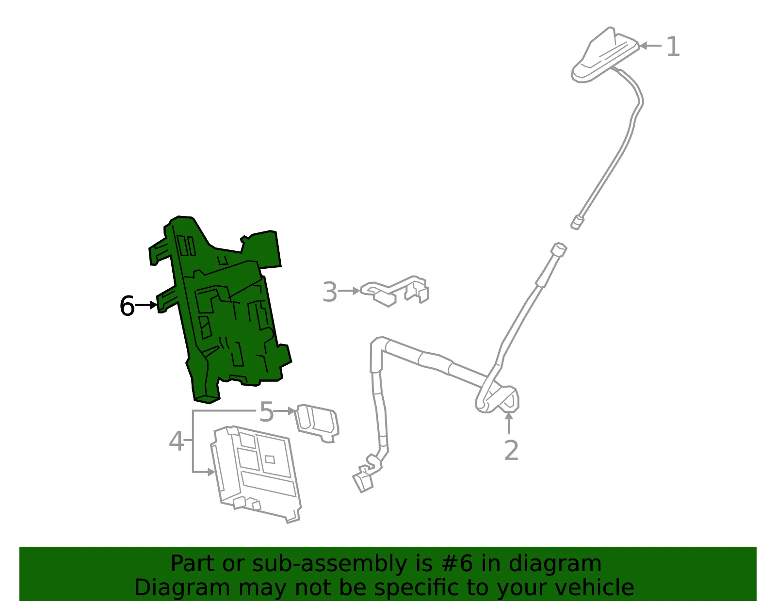 Mount Bracket - GM (85664769) - view 3