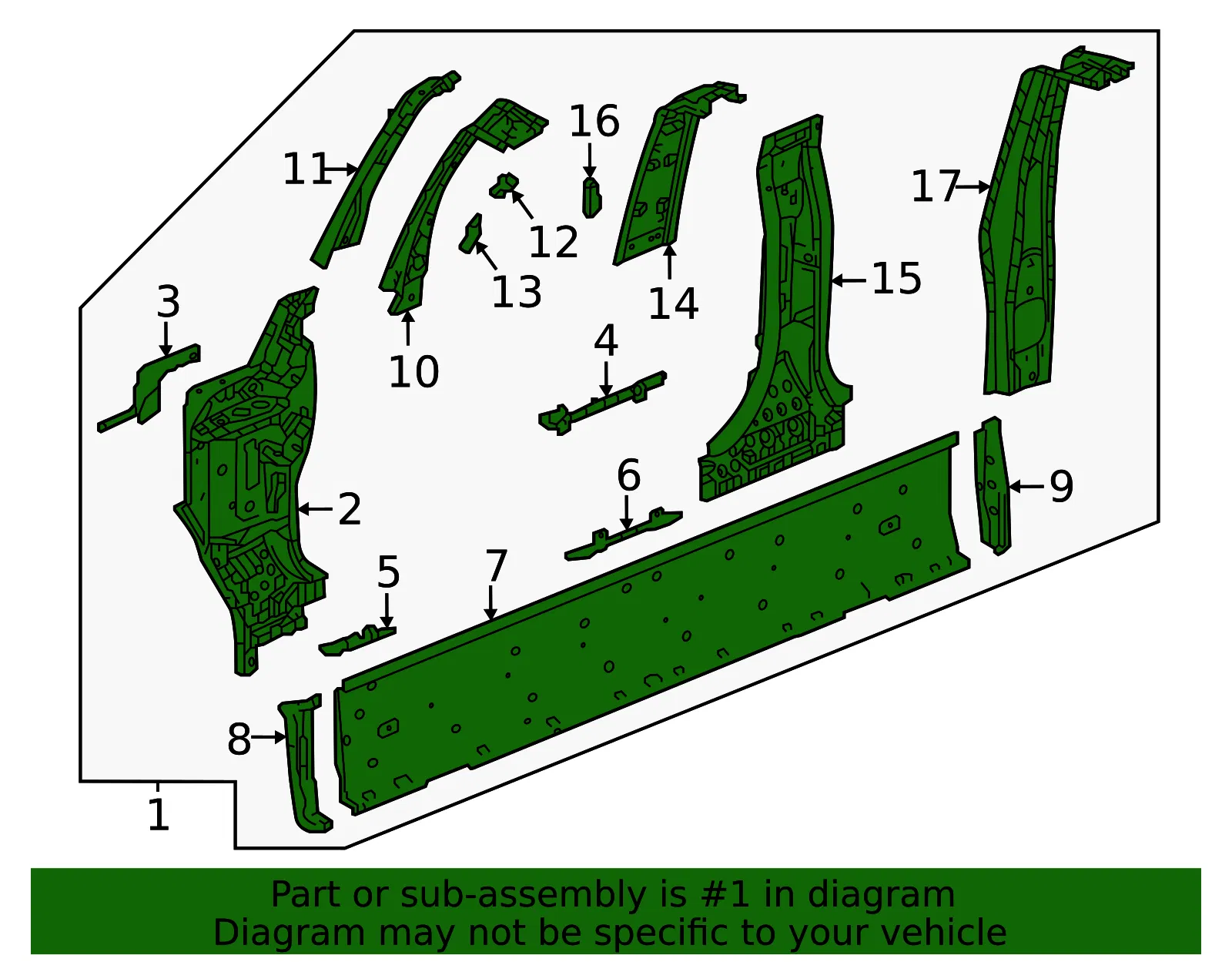 Outer Panel Assembly - GM (85666319) - view 2