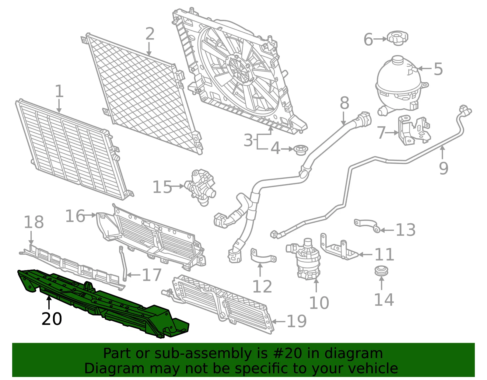 Mount Bracket - GM (85670311) - view 3
