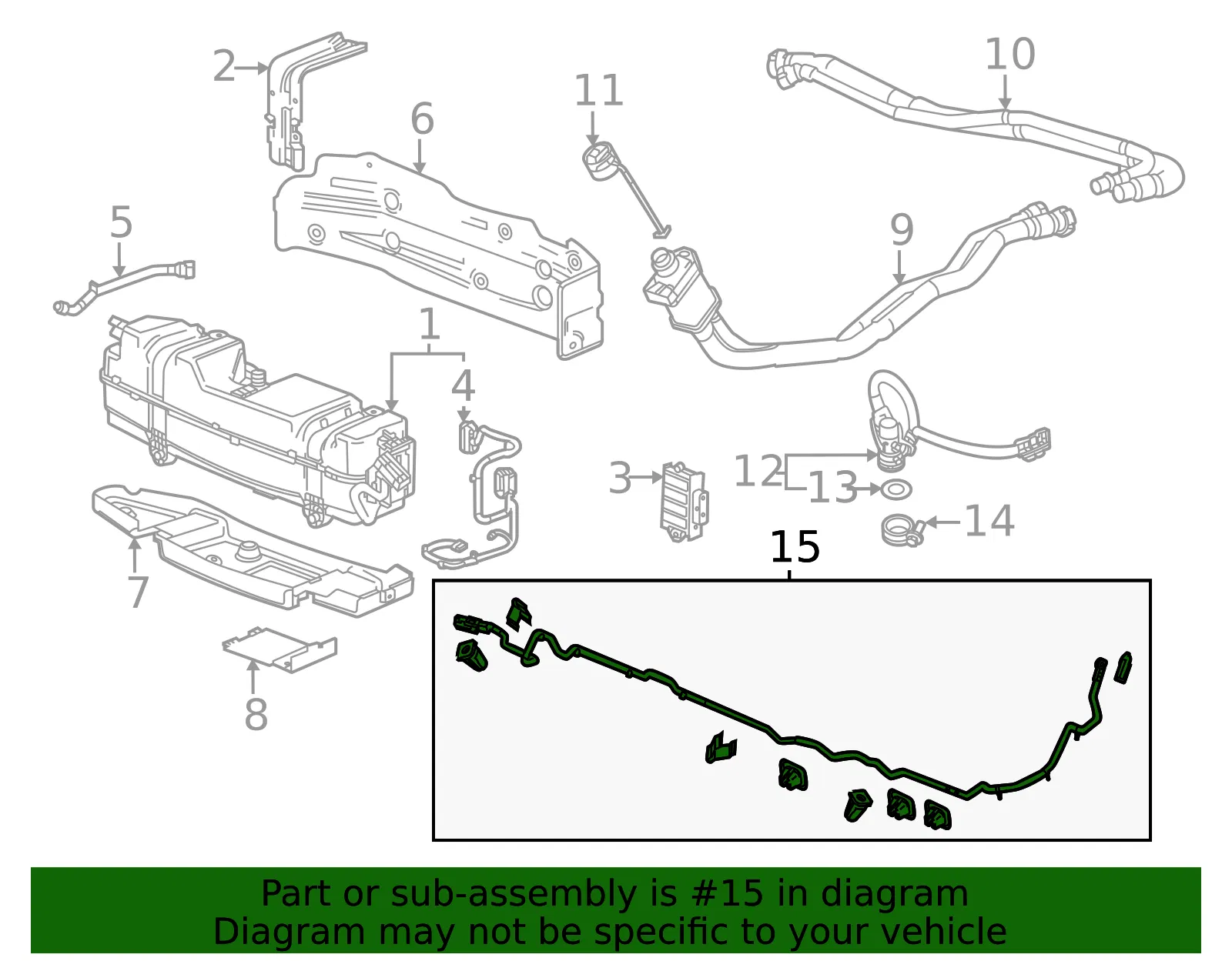 Fluid Pipe - GM (85693476) - view 3