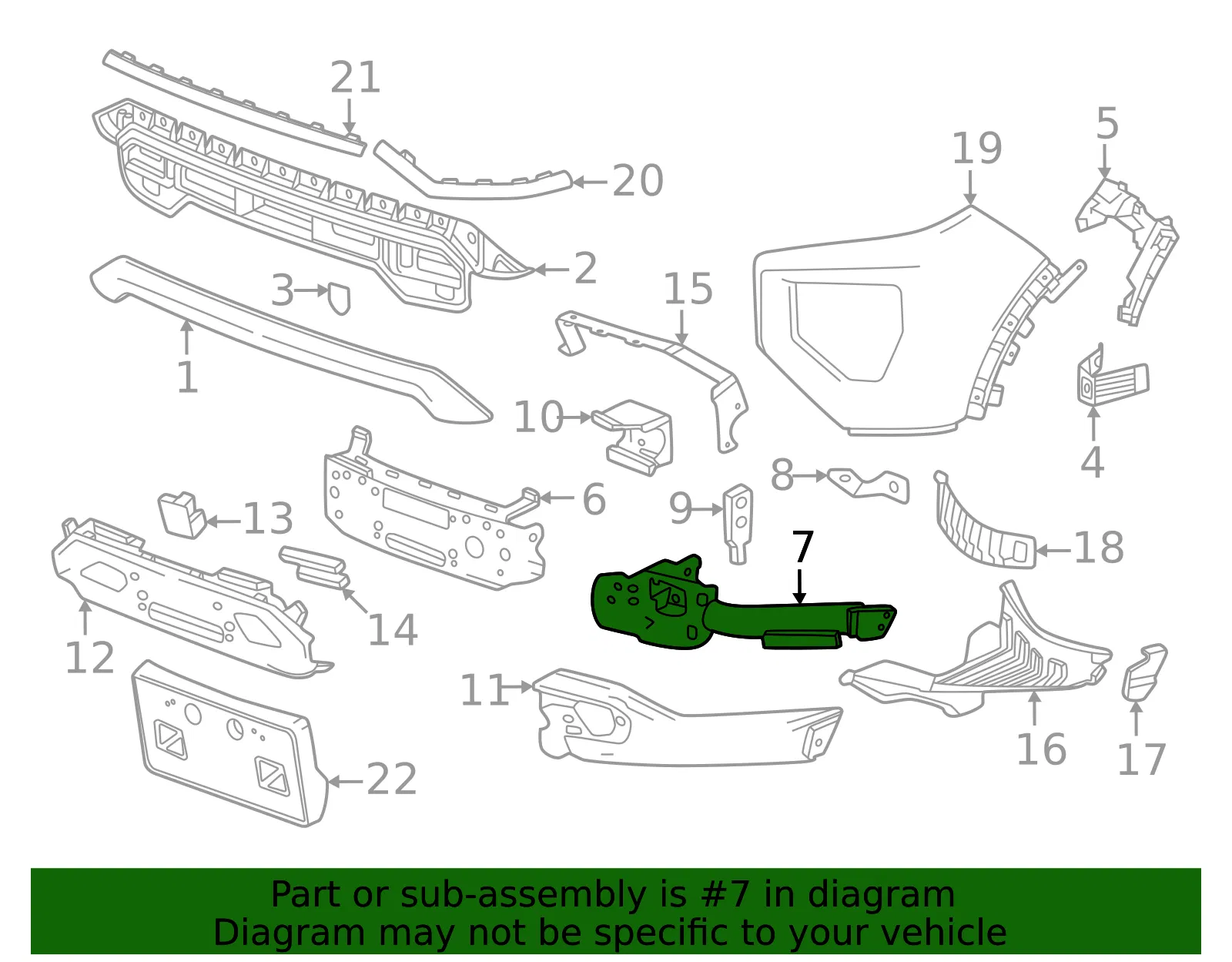 F Bracket - GM (85707775) - view 6