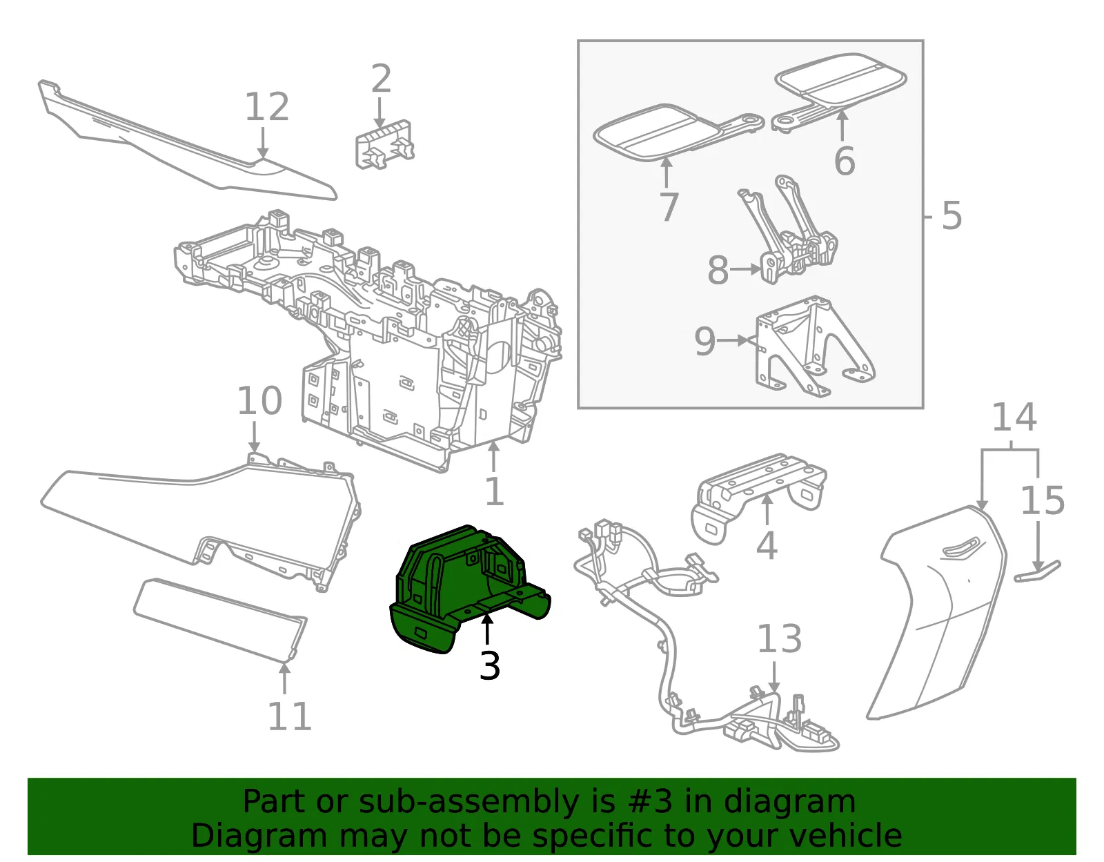 Front Bracket - GM (85719201) - view 5
