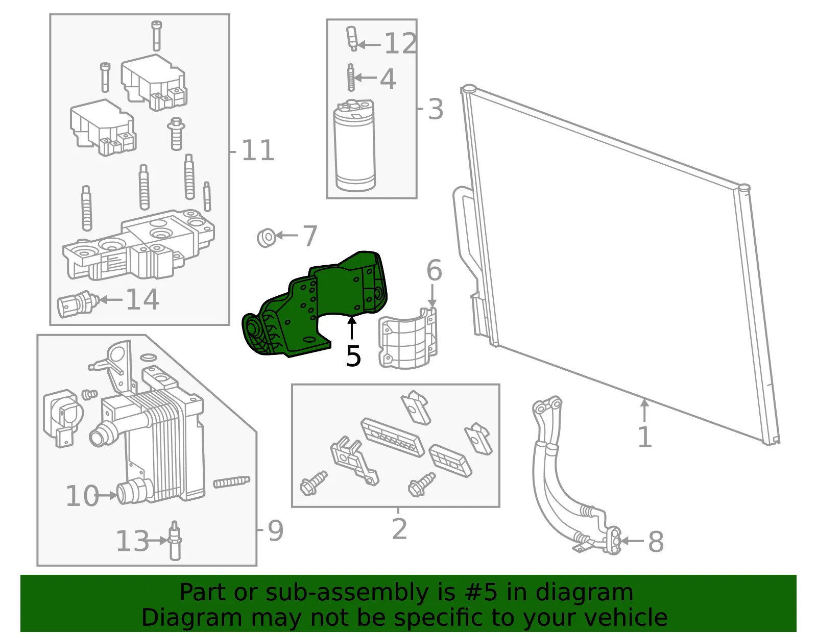 Mount Bracket - GM (85724439) - view 2