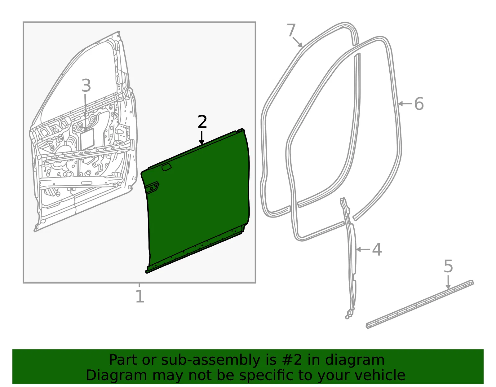 Outer Panel - GM (85746567) - view 3
