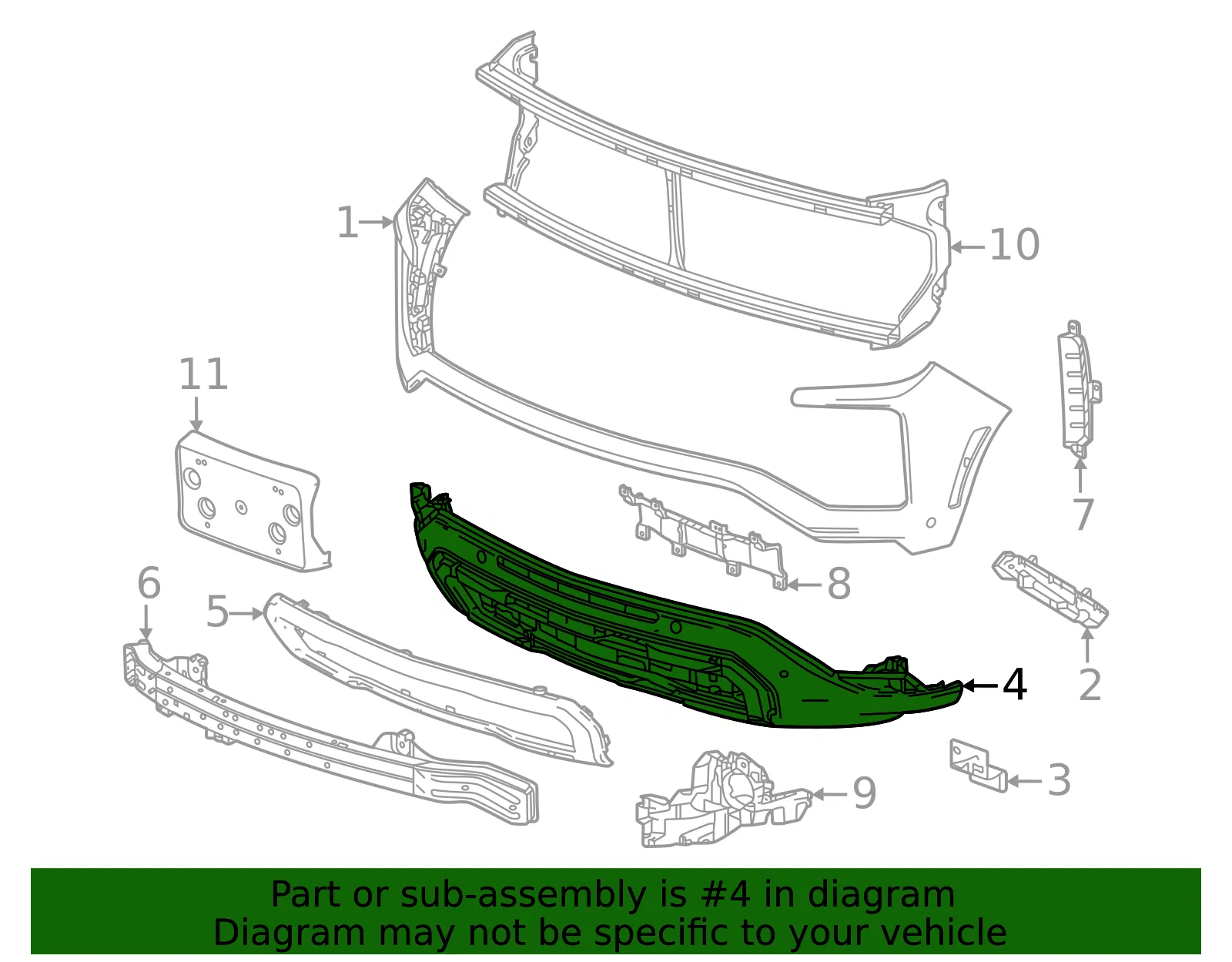 Lower Cover - GM (85754390) - view 3