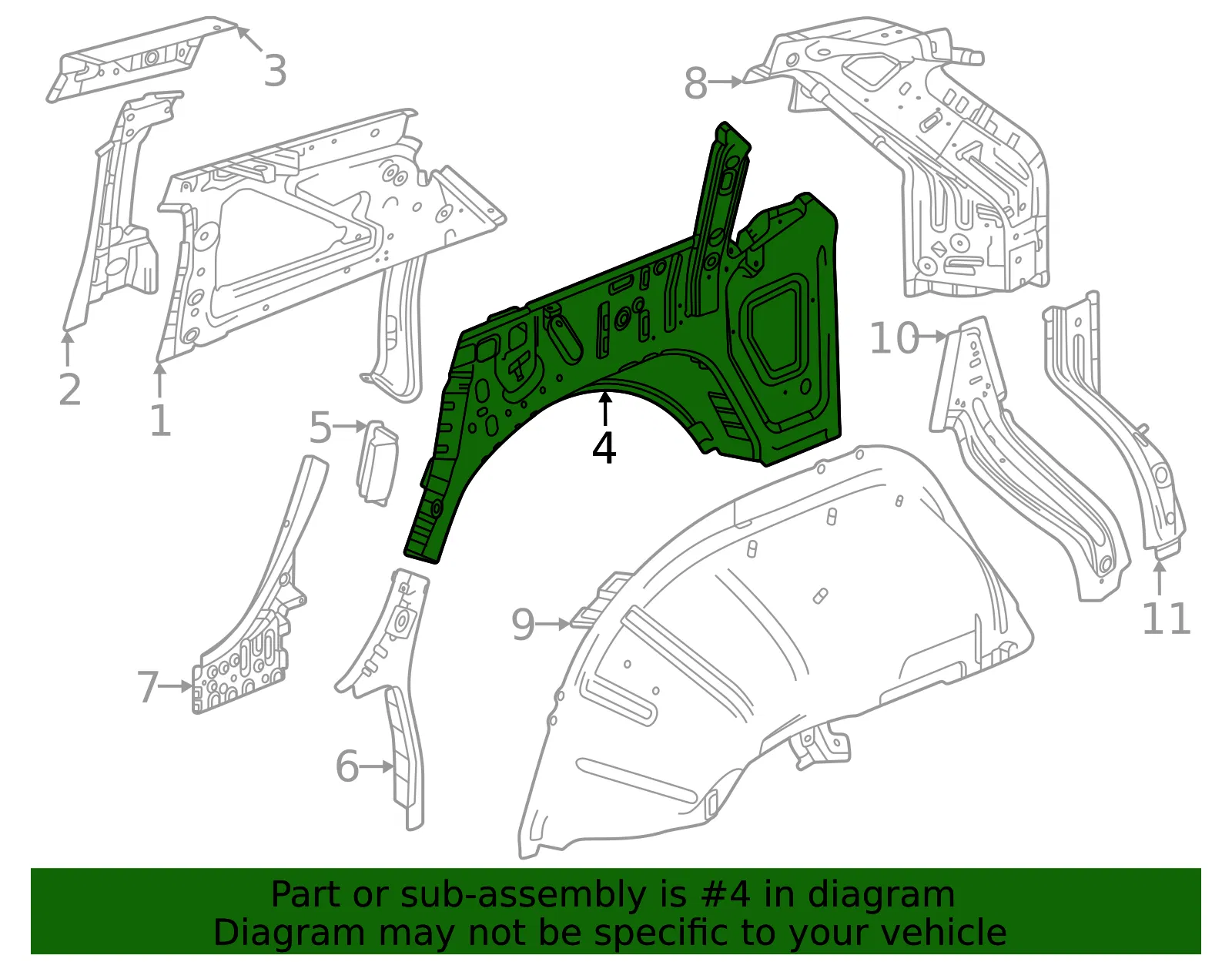 F Panel - GM (85758048) - view 2
