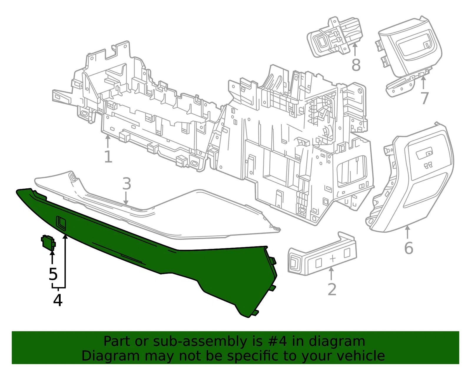 Lower Side Panel - GM (85791154) - view 2