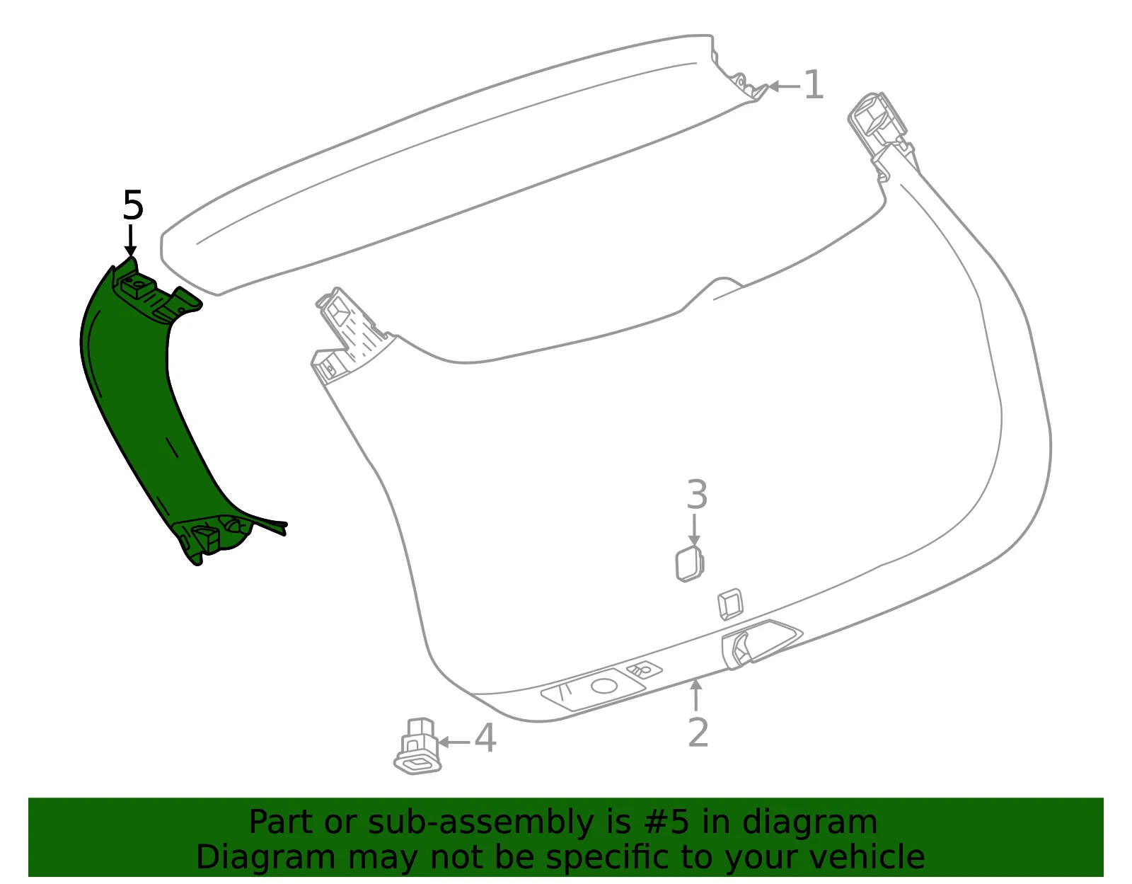 F Panel - GM (85799176) - view 3