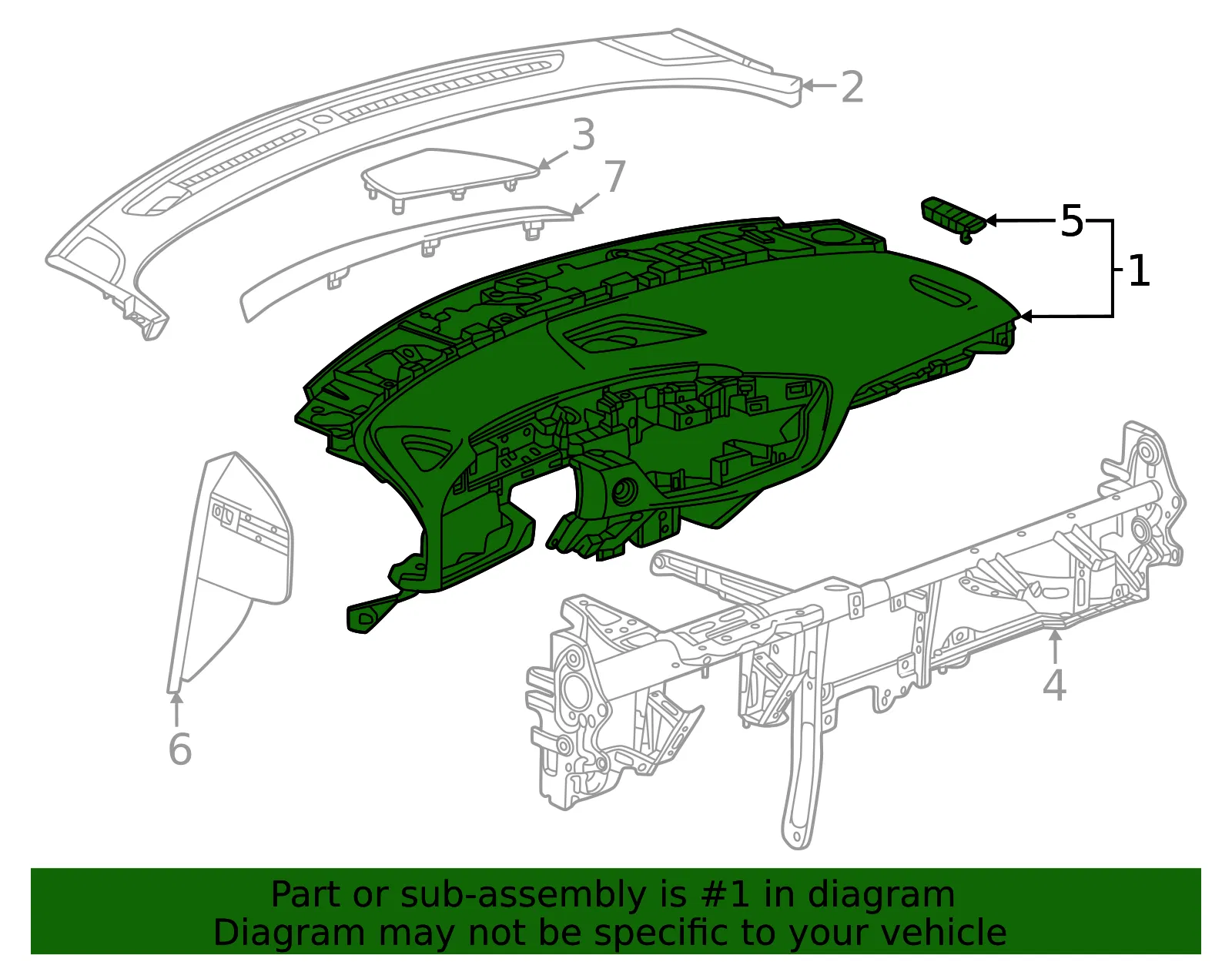 F Panel - GM (86285597) - view 2