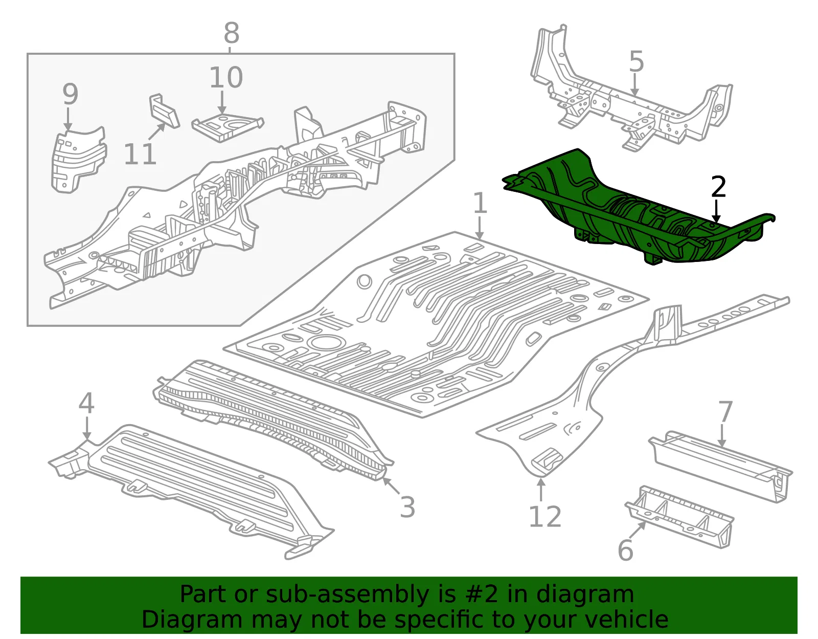 Panel - GM (86291197) - view 2