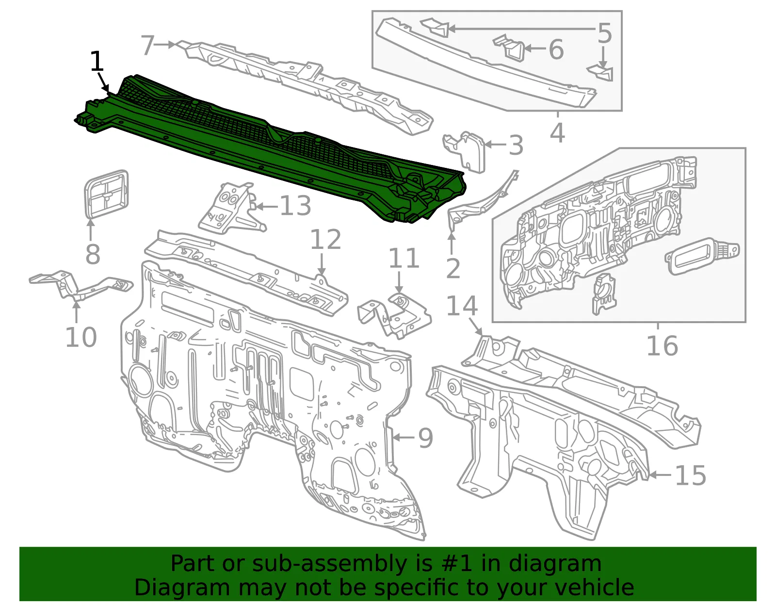 Panel - GM (86405053) - view 3