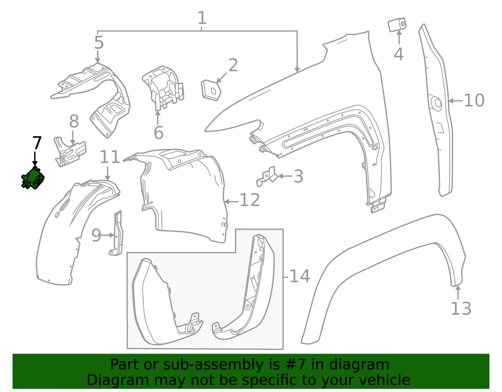 Mount Bracket - GM (86531183) - view 3
