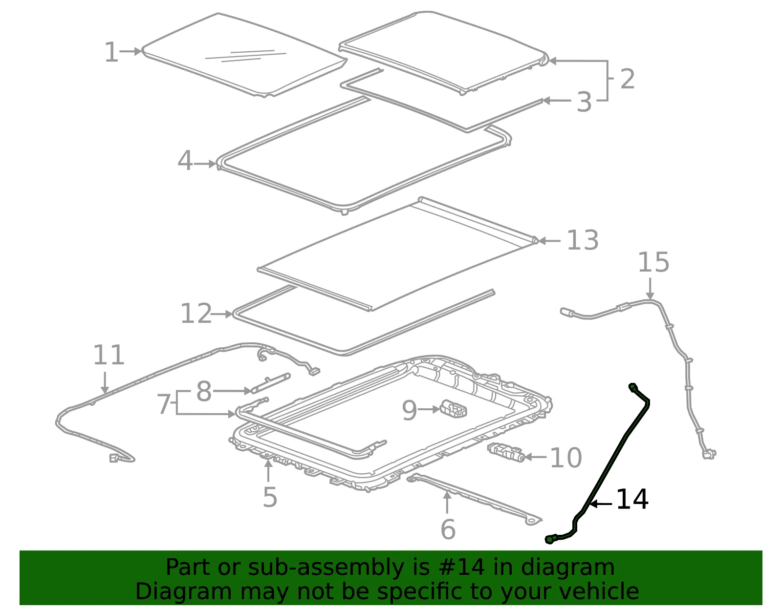 Drain Hose - GM (86587329) - view 3