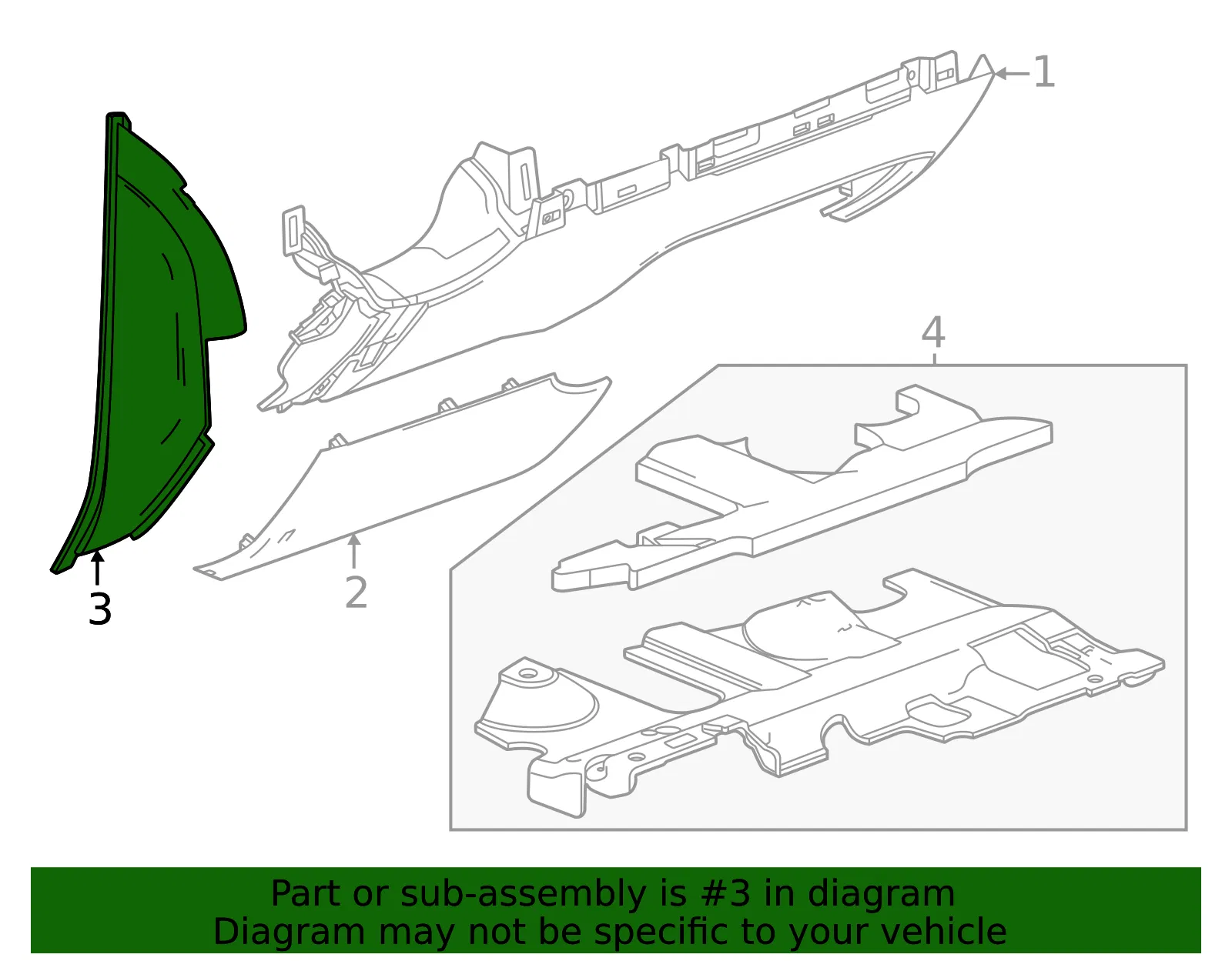 Side Panel - GM (86598569) - view 2