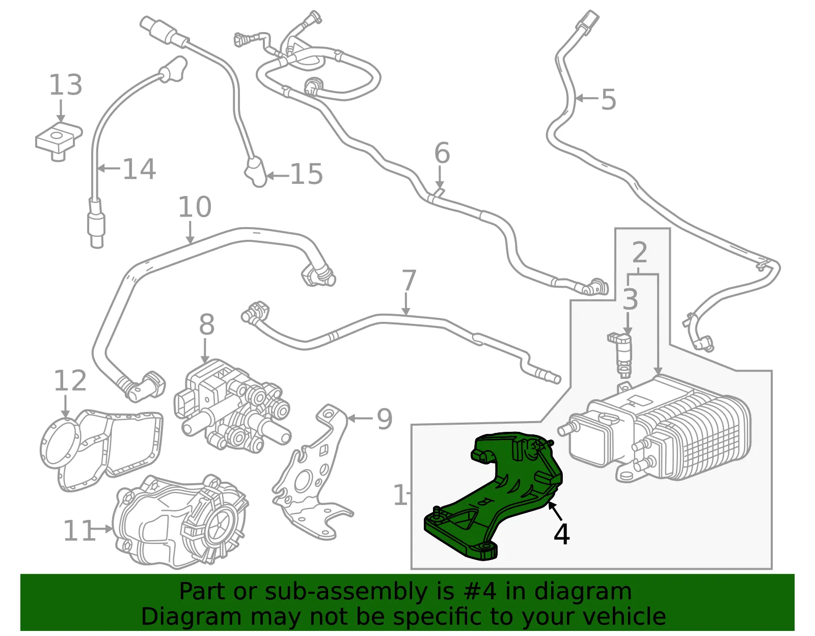 Mount Bracket - GM (86796133) - view 3