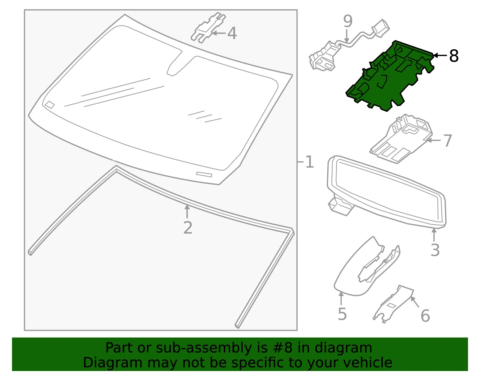 Mount Bracket - GM (86825094) - view 3