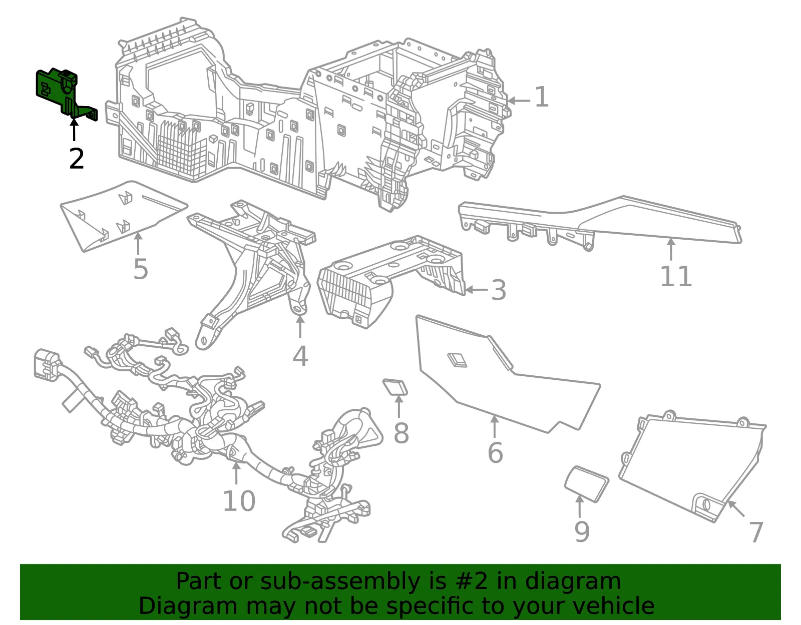 Front Bracket - GM (86827143) - view 5