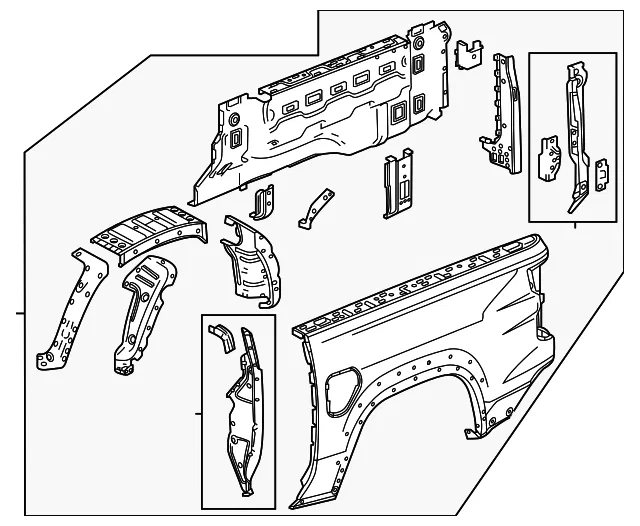 Side Panel - GM (87813679) - view 2