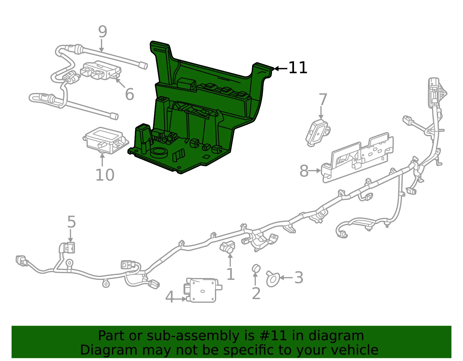 Mount Bracket - GM (87813950) - view 4