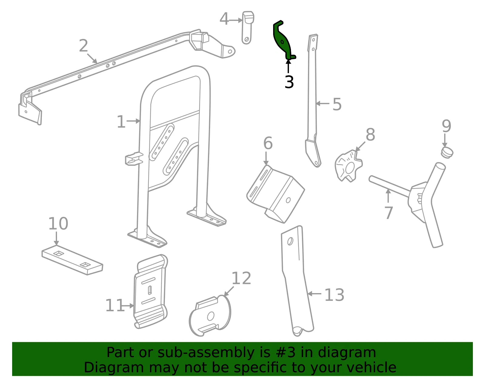 Side Bracket - GM (87863776) - view 3