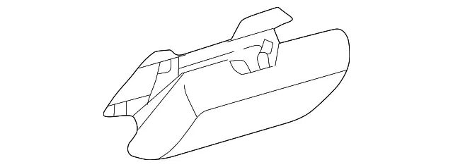 Holder Asm F Flr Cnsl Rr C - GM (88934983)