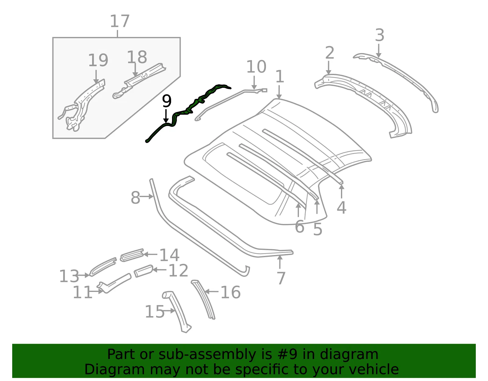 Link Asm F/Top Frt S/Rl - GM (88955142) - view 2