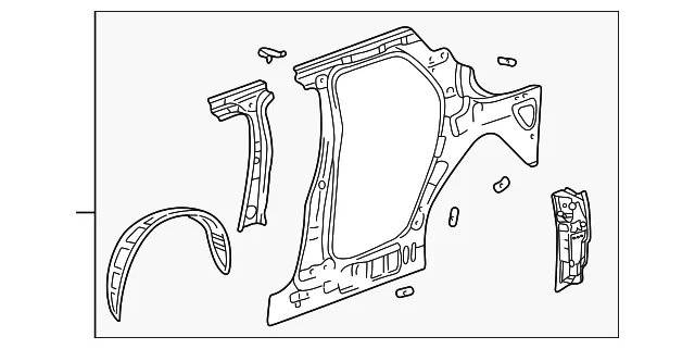 Frame Body Si Inr - GM (88955388)