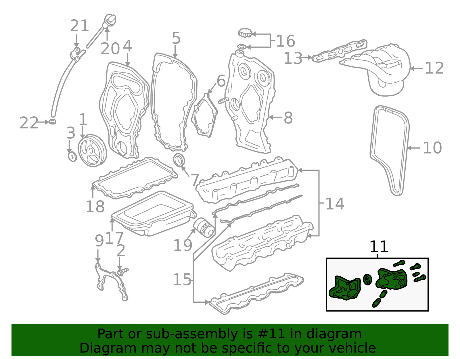 Pump Kit Oil - GM (88958981) - view 2