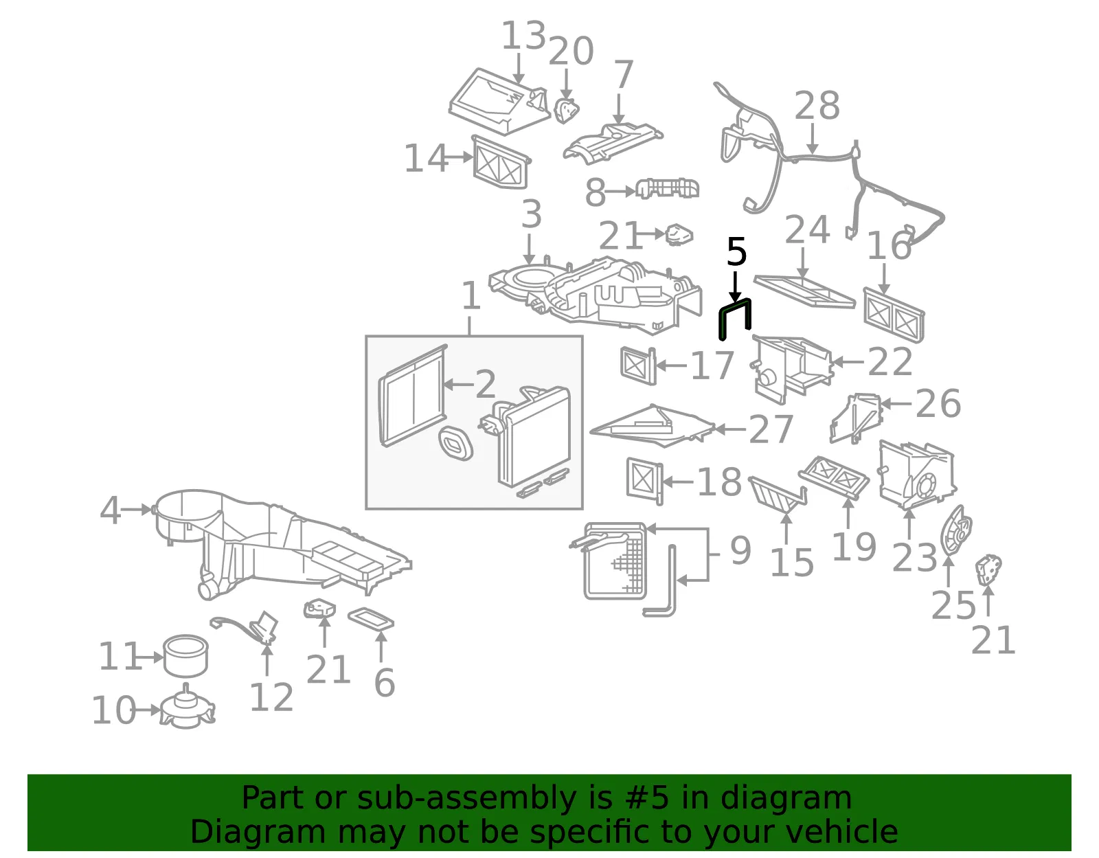 Seal Blo Upr Case - GM (89022569) - view 3