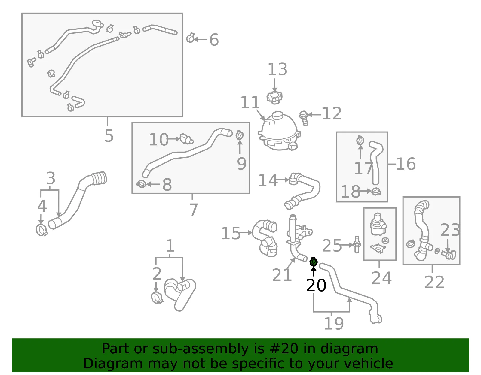 Reservoir Hose Clamp - GM (90572593) - view 4