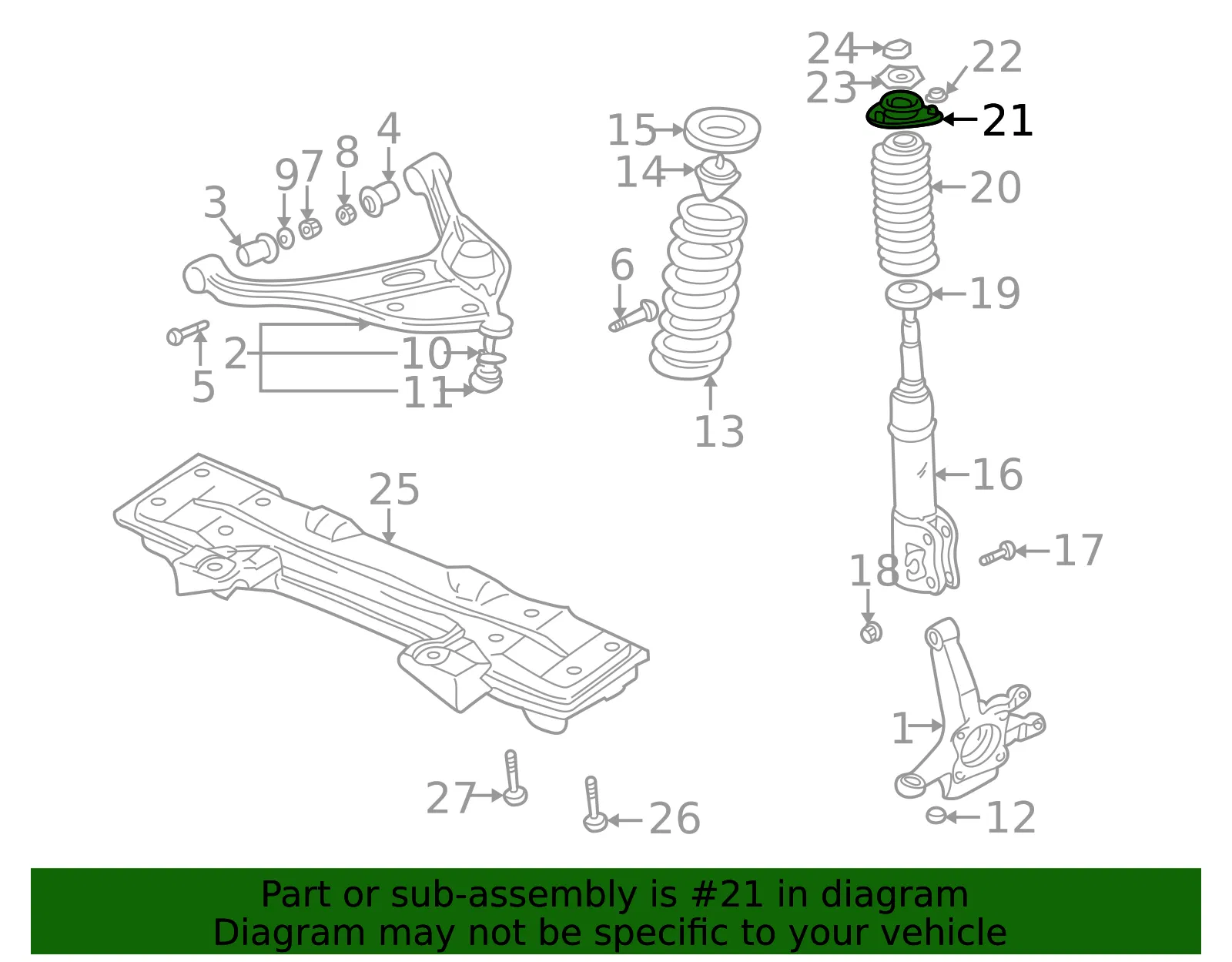 MOUNT - GM (91174728) - view 3