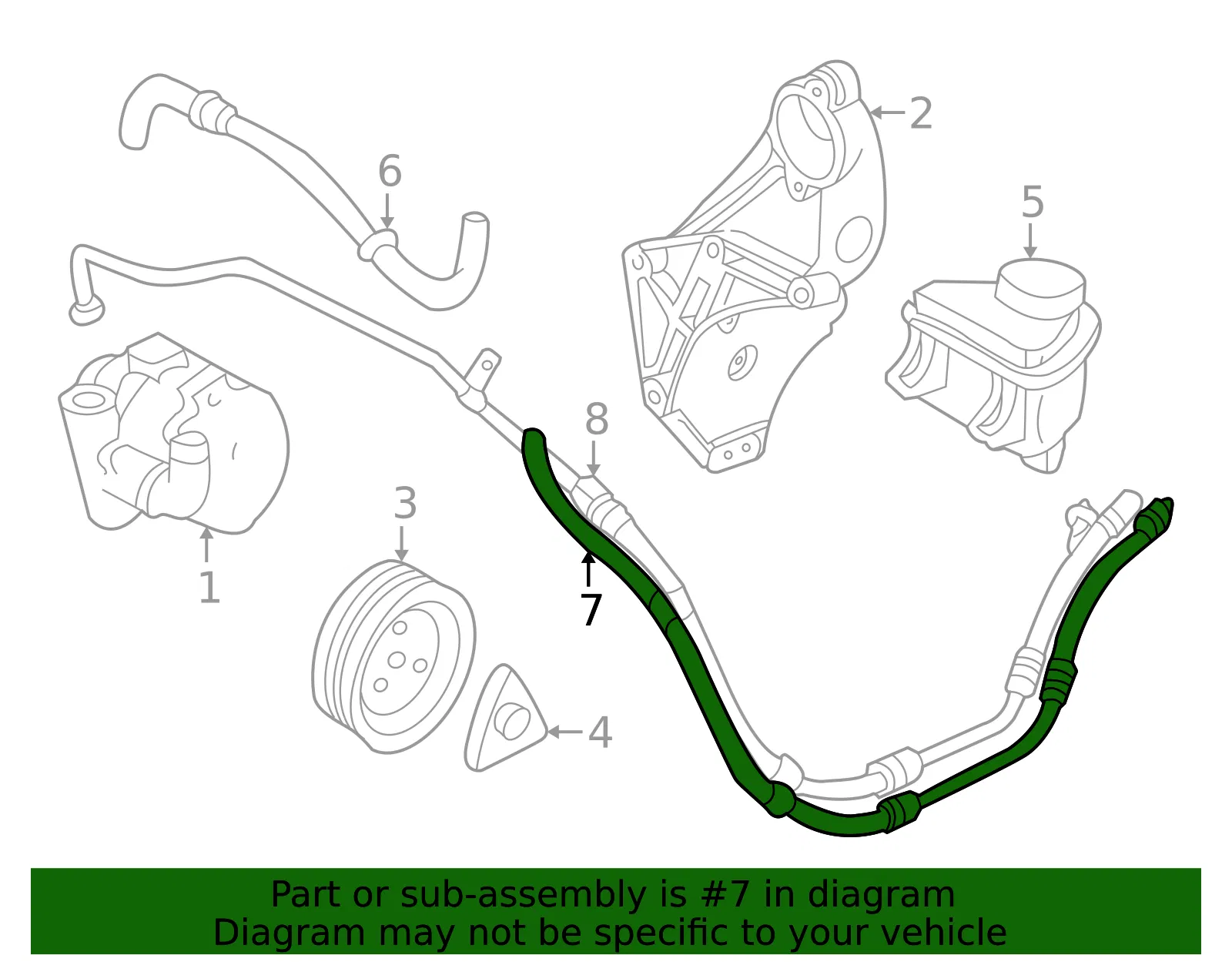 Return Hose - GM (9191939) - view 3