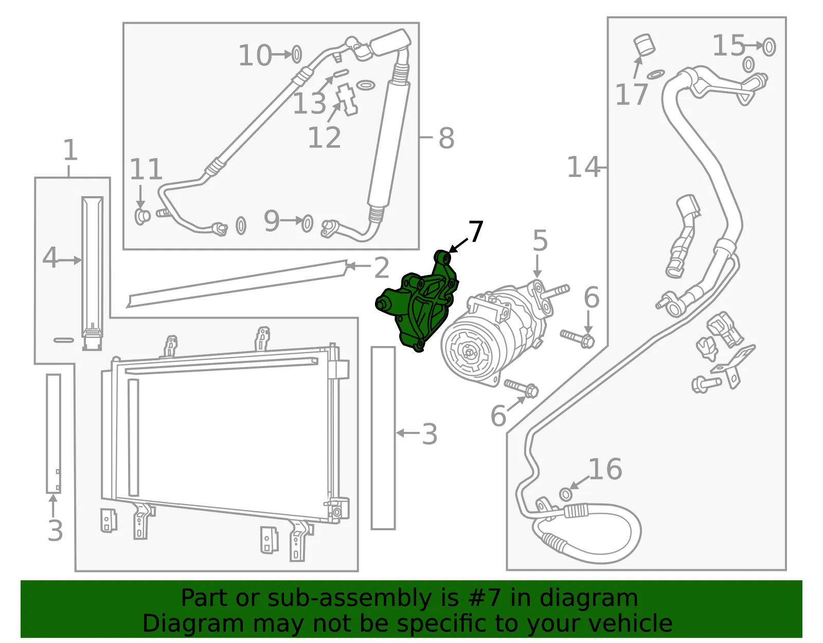 Mount Bracket - GM (92267112) - view 3